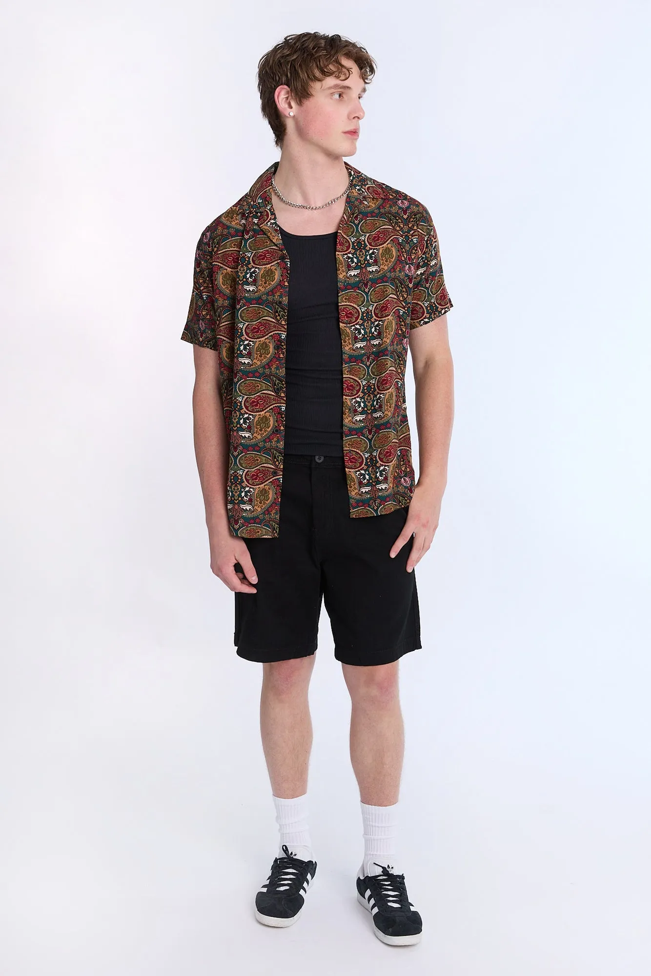 Paisley Short Sleeve Resort Shirt sold by Bluenotes product image thumbnail 4