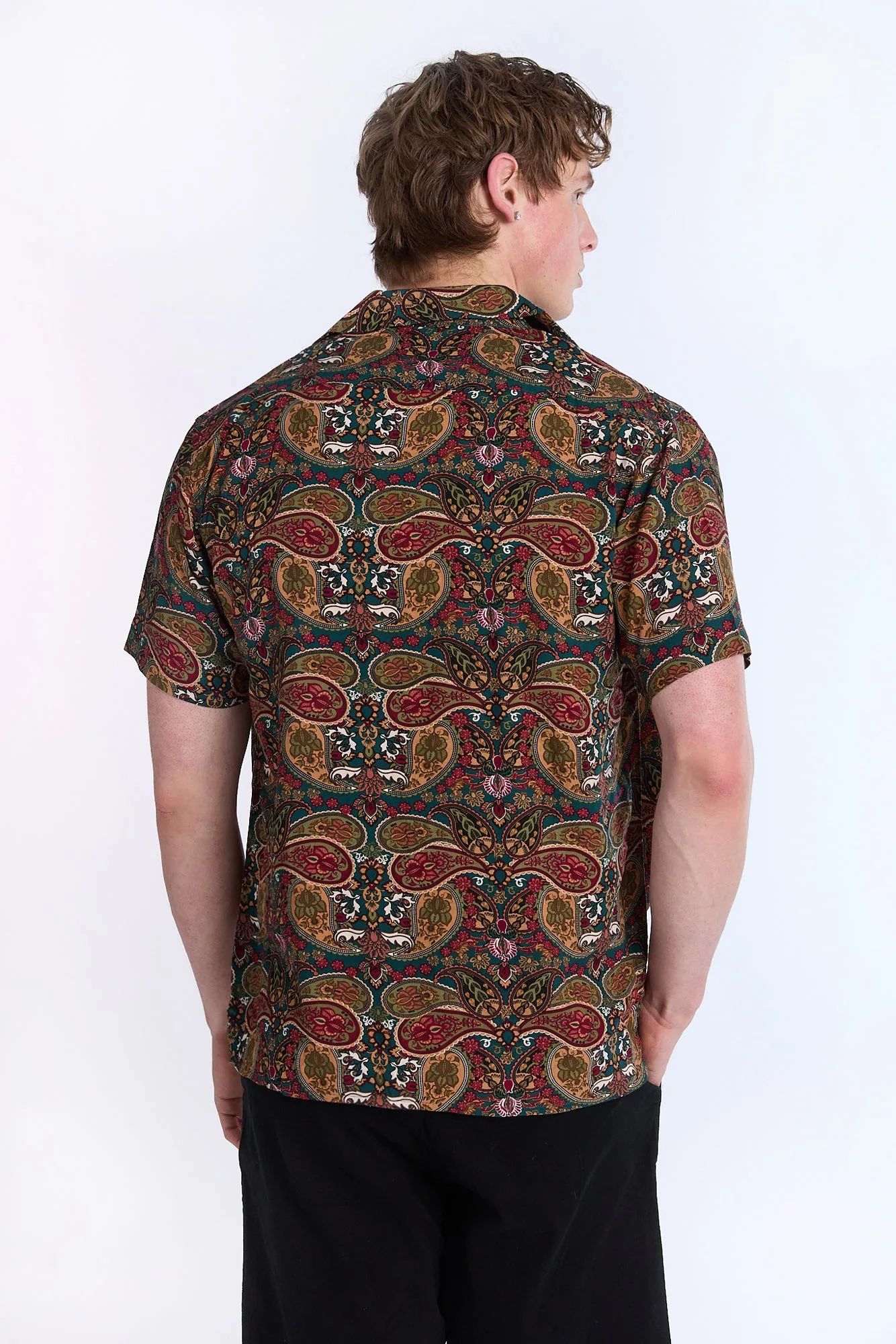 Paisley Short Sleeve Resort Shirt sold by Bluenotes product image thumbnail 3