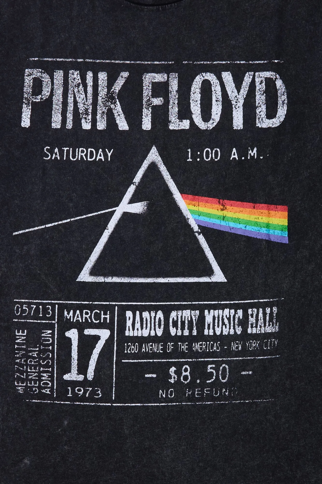 Pink Floyd Radio City Music Hall Graphic Tee sold by Bluenotes product image thumbnail 2