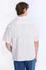 Linen-Blend Western Embroidered Short Sleeve Shirt sold by Bluenotes