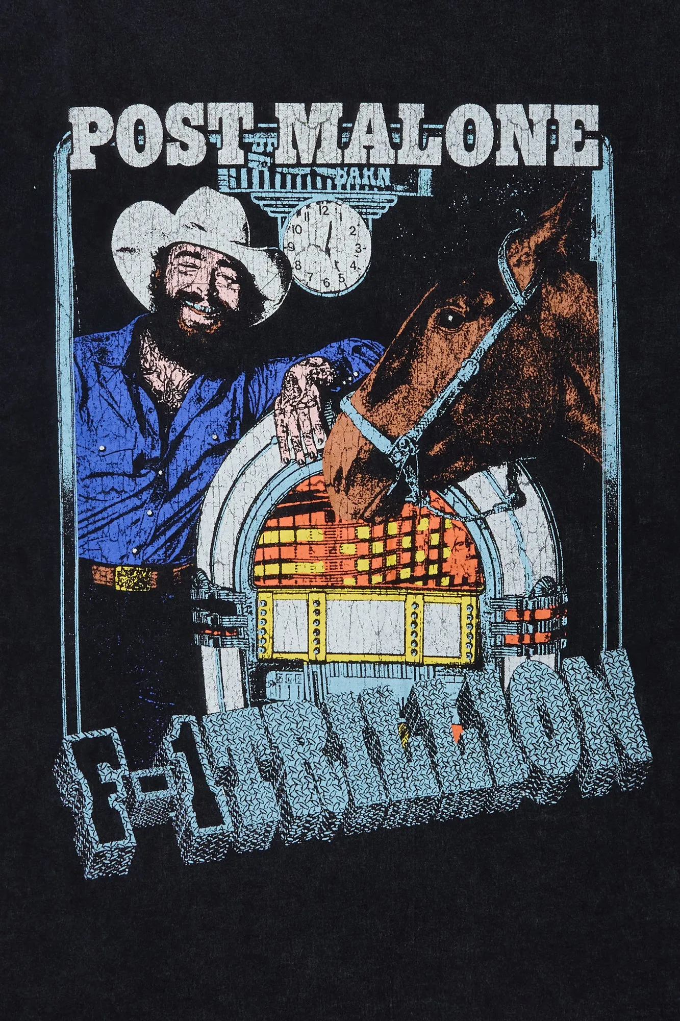 Post Malone F-1 Trillion Graphic Tee sold by Bluenotes product image thumbnail 2