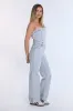 Strapless Baggy Denim Jumpsuit sold by Bluenotes