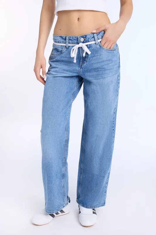 AERO Low Rise Baggy Jeans sold by Bluenotes