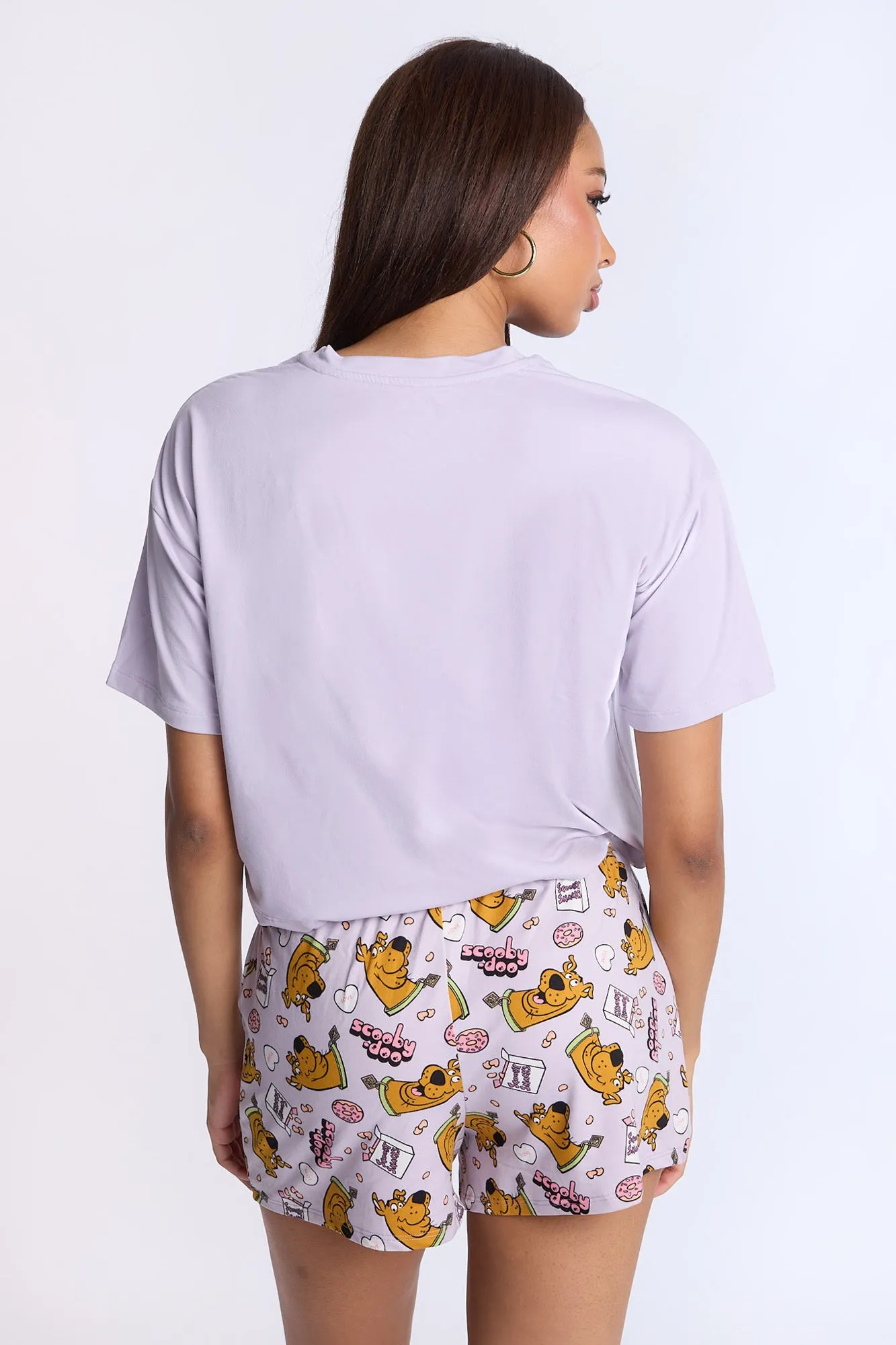 Scooby-Doo! Graphic Super Soft Pajama Tee And Shorts 2-Piece Set sold by Bluenotes product image thumbnail 3