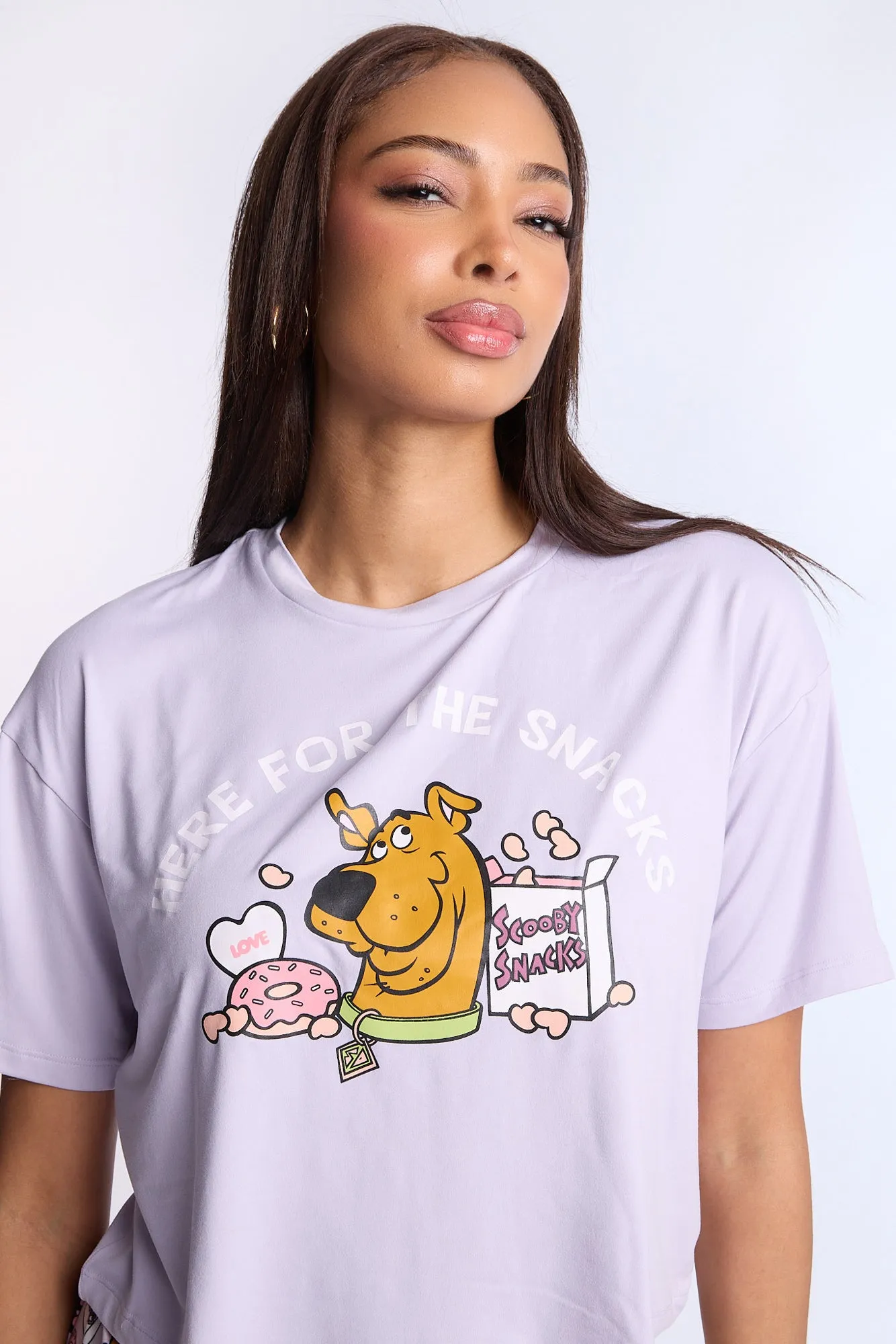 Scooby-Doo! Graphic Super Soft Pajama Tee And Shorts 2-Piece Set sold by Bluenotes product image thumbnail 2