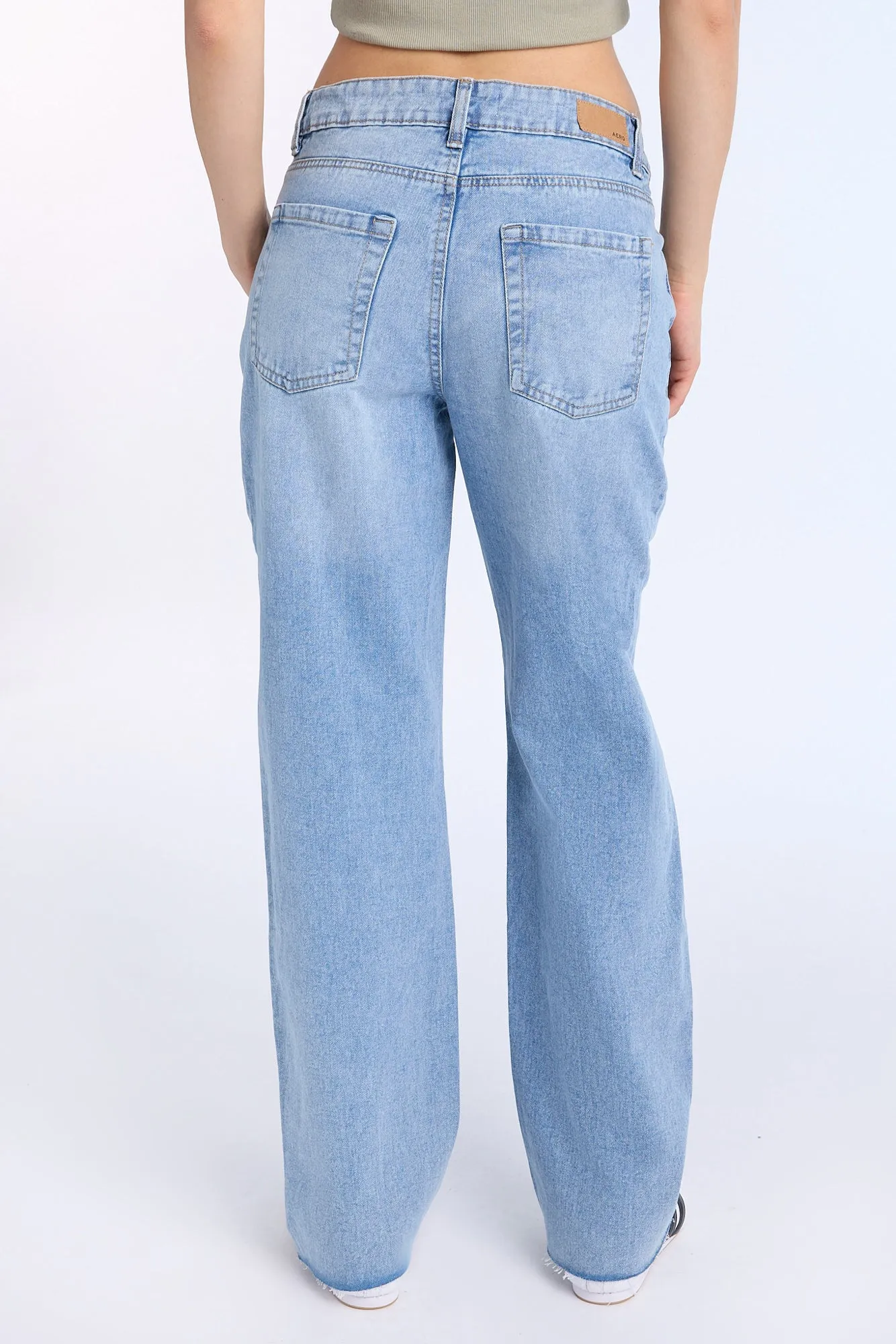 AERO Low Rise Slouchy Straight Jeans sold by Bluenotes product image thumbnail 2