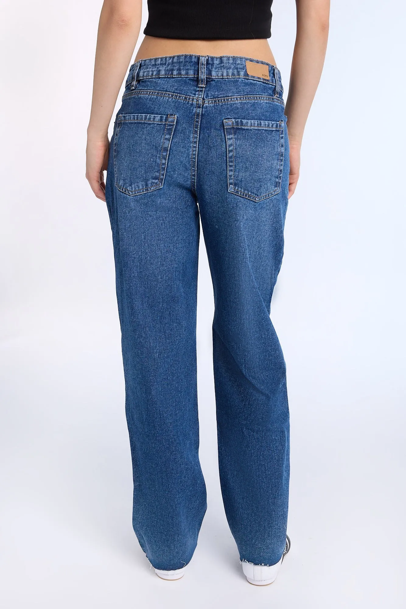 AERO Low Rise Slouchy Straight Jeans sold by Bluenotes product image thumbnail 2
