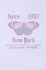 AERO New York 1987 Butterfly Graphic Boyfriend Tee sold by Bluenotes