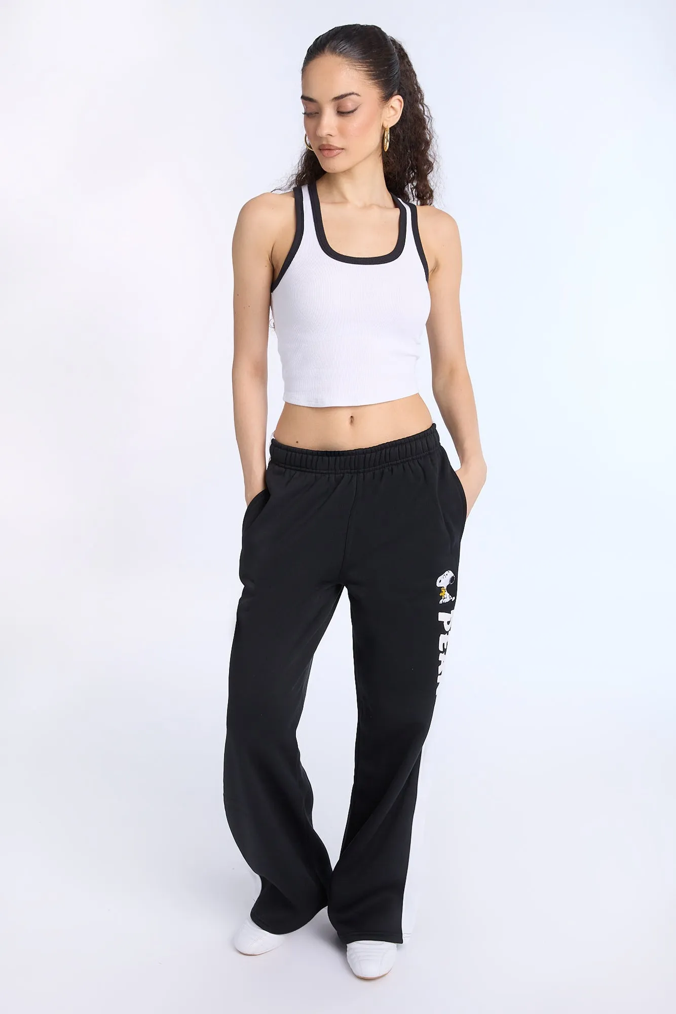 Peanuts Snoopy Wide Leg Sweatpants sold by Bluenotes product image thumbnail 4
