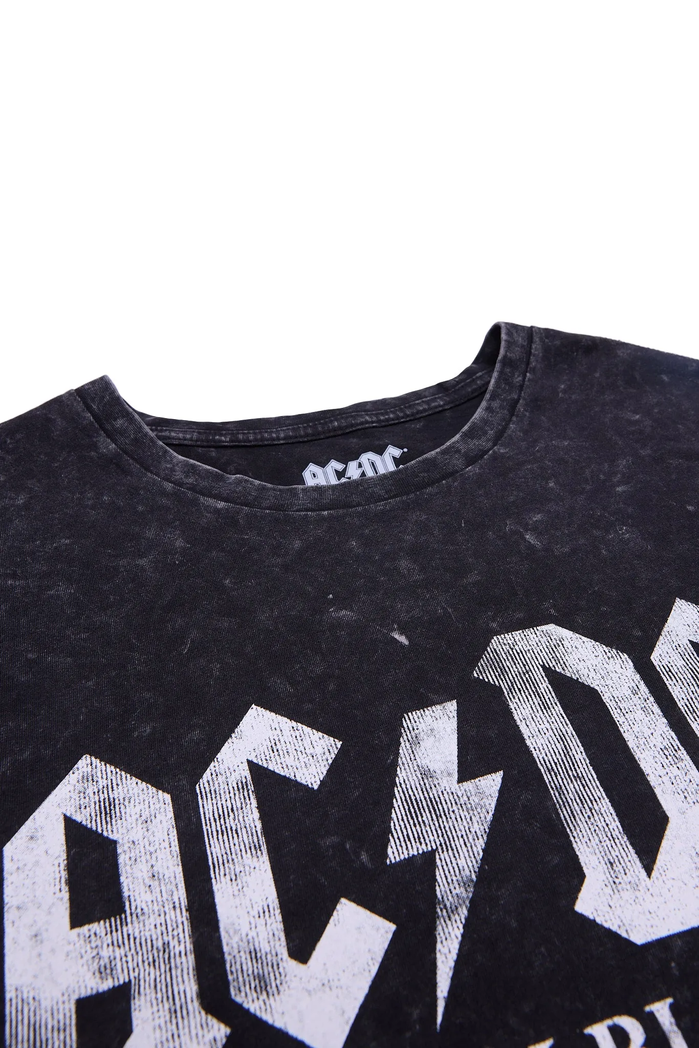AC/DC Back In Black Graphic Acid Wash Tee sold by Bluenotes product image thumbnail 2