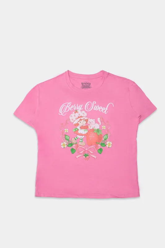 Strawberry Shortcake Berry Sweet Graphic Boyfriend Tee sold by Bluenotes
