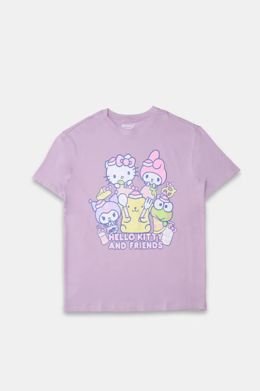 Hello Kitty And Friends Food Graphic Boyfriend Tee sold by Bluenotes