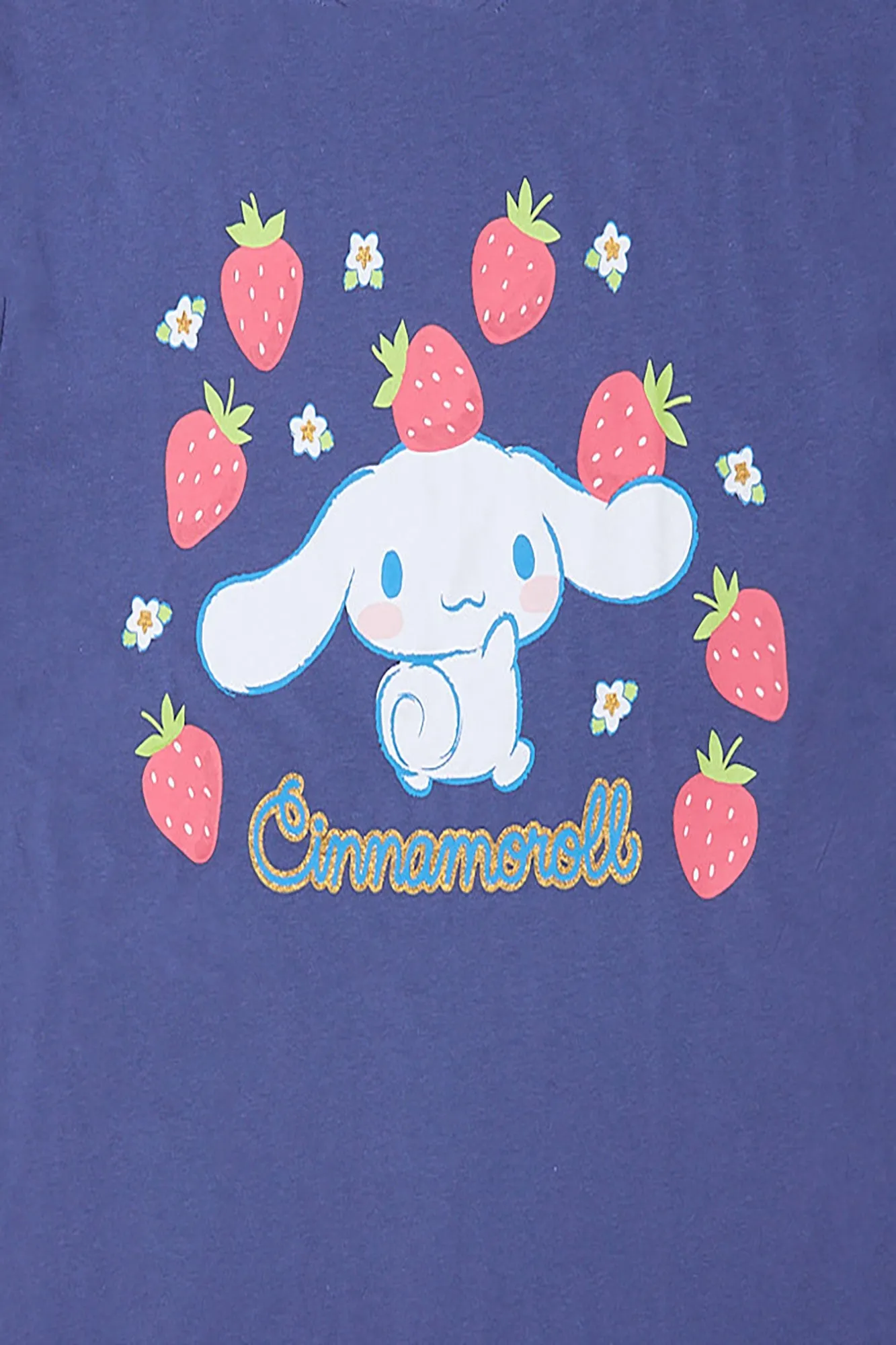 Cinnamoroll Strawberry Graphic Boyfriend Tee sold by Bluenotes product image thumbnail 2