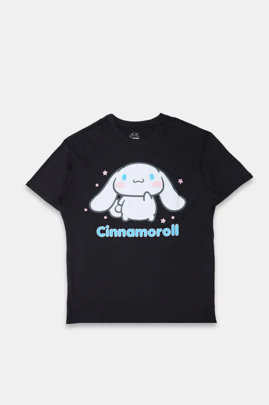 Cinnamoroll Glitter Graphic Boyfriend Tee sold by Bluenotes