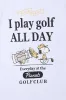 Peanuts Golf Club Graphic Boyfriend Tee sold by Bluenotes