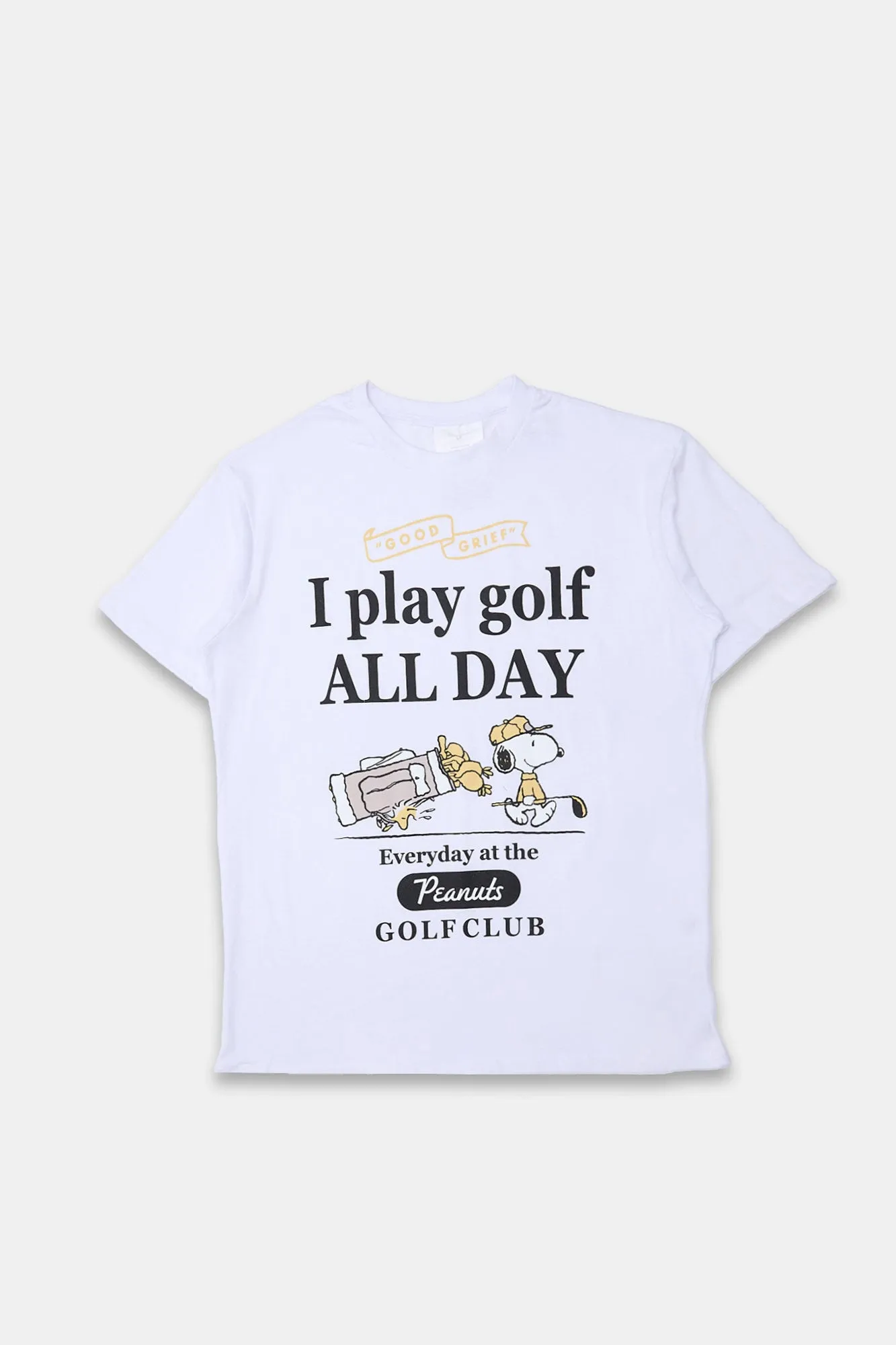 Peanuts Golf Club Graphic Boyfriend Tee sold by Bluenotes