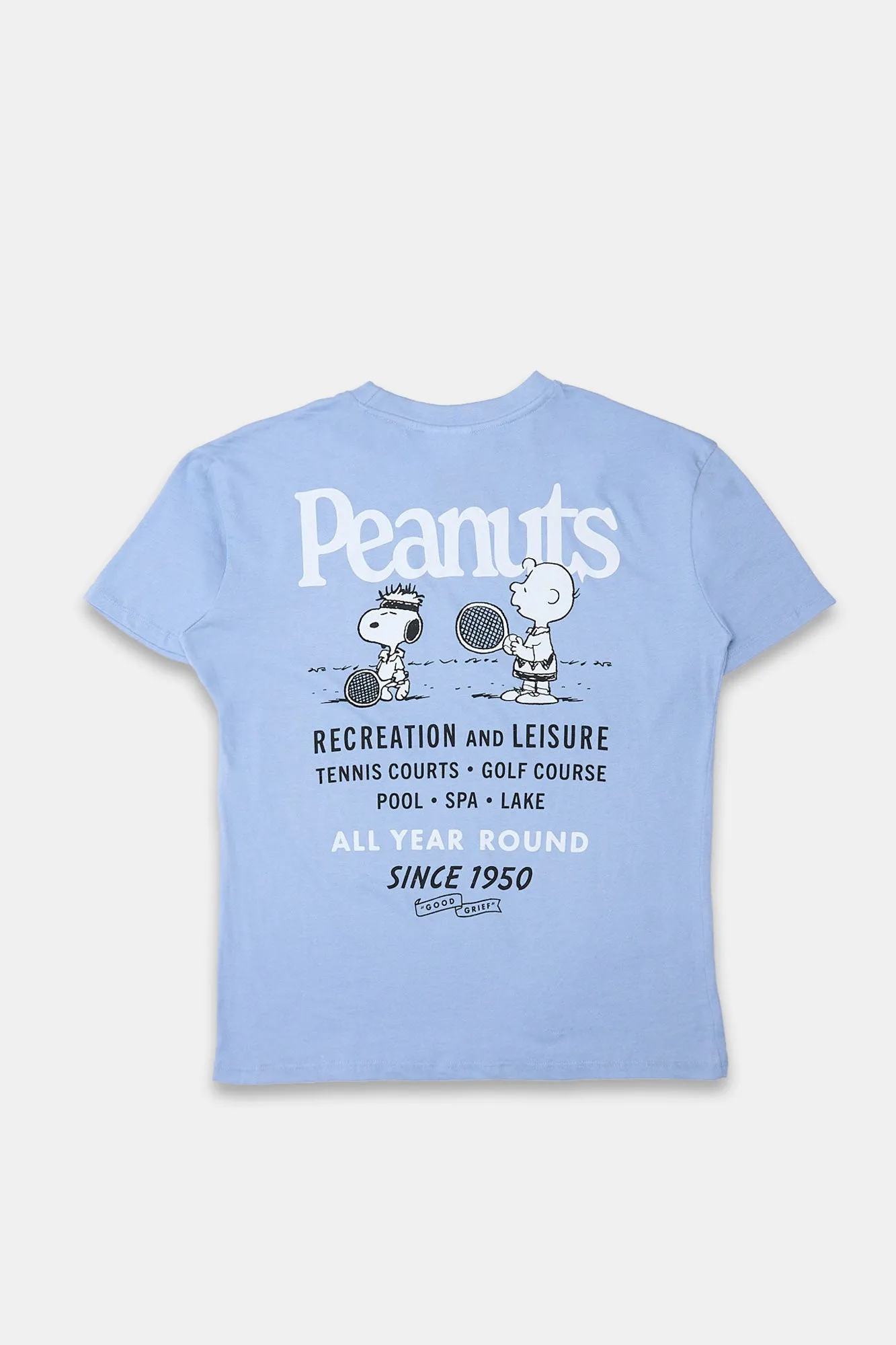 Peanuts Tennis Graphic Boyfriend Tee sold by Bluenotes