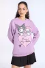 Kuromi My Melody Graphic Crew Neck Sweatshirt sold by Bluenotes
