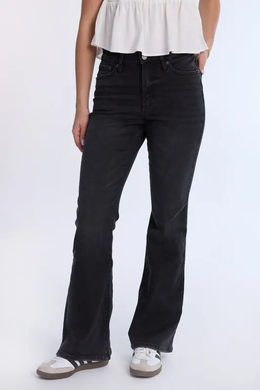 AERO High Rise Flare Jeans sold by Bluenotes