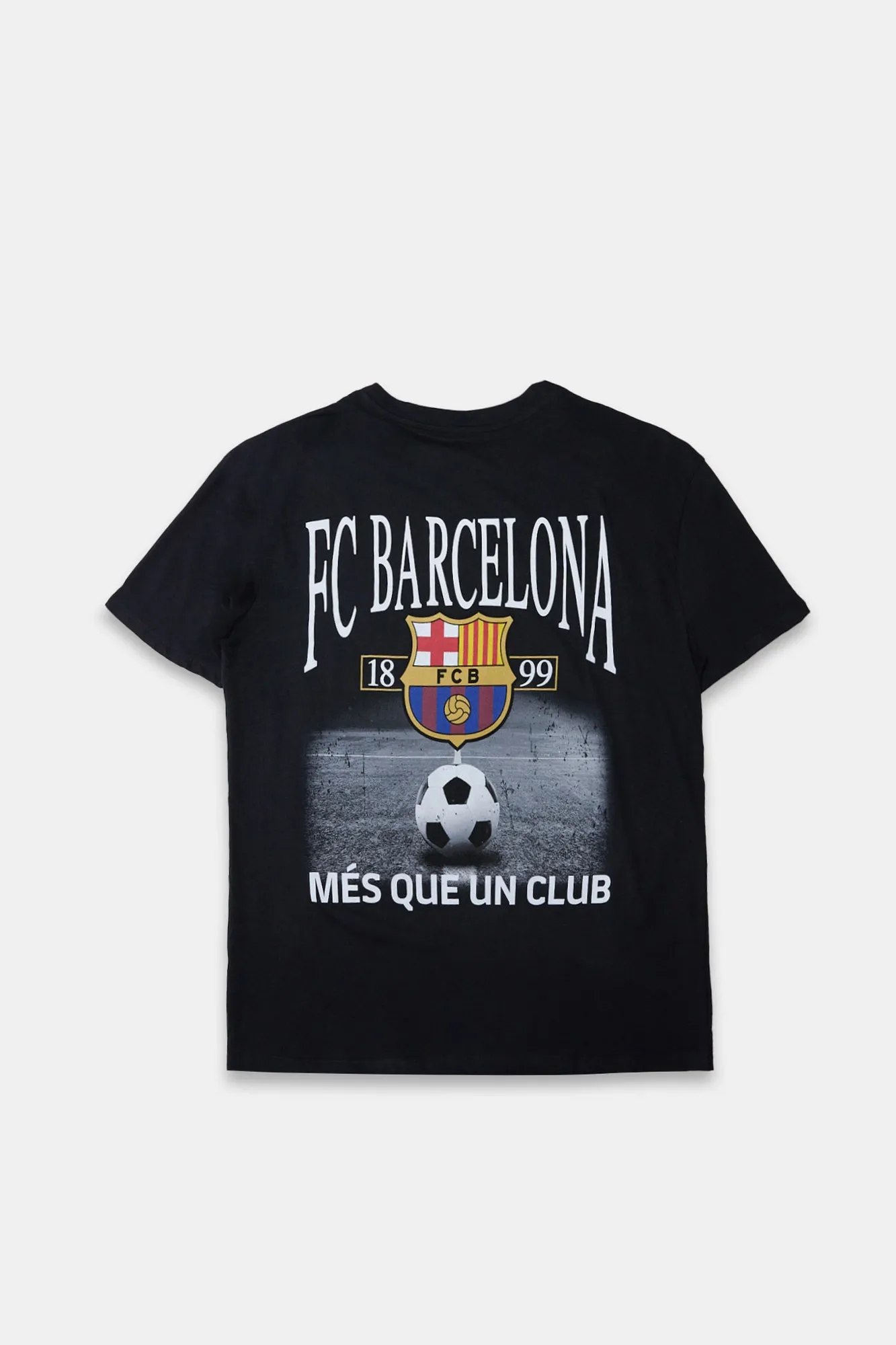 FC Barcelona Graphic Boyfriend Tee sold by Bluenotes