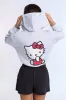 Hello Kitty Graphic Cropped Hoodie sold by Bluenotes