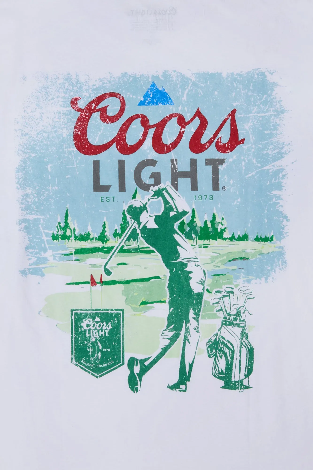 Coors Light Golf Graphic Tee sold by Bluenotes product image thumbnail 3