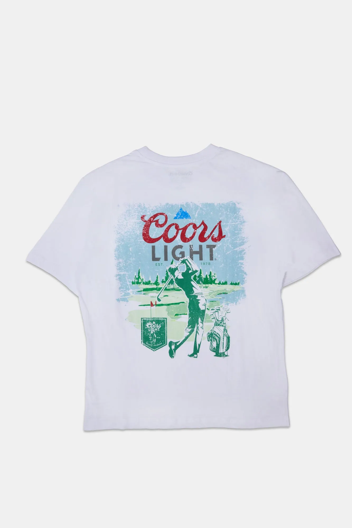 Coors Light Golf Graphic Tee sold by Bluenotes