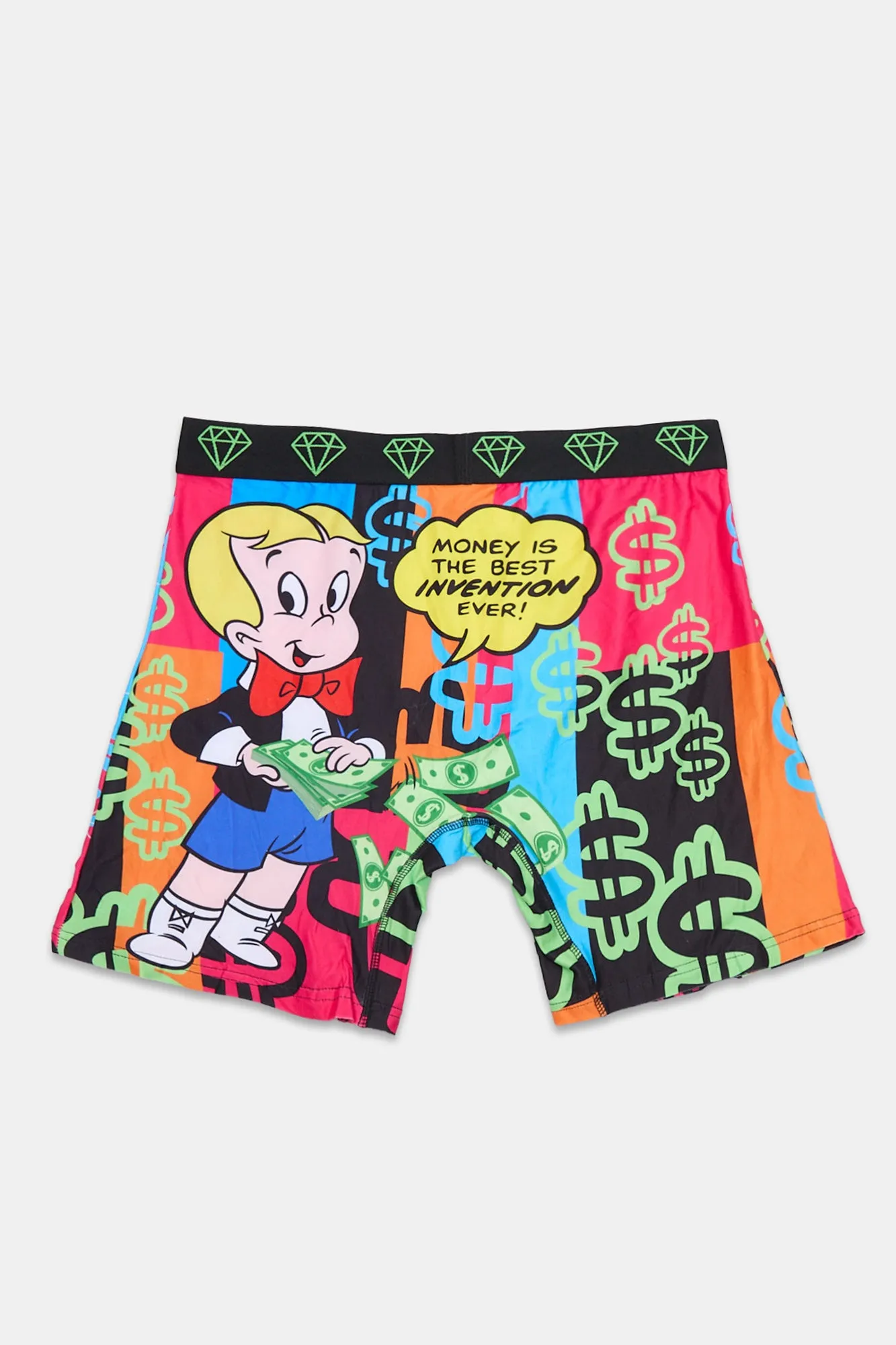 Richie Rich Money Printed Boxer Briefs sold by Bluenotes product image thumbnail 2