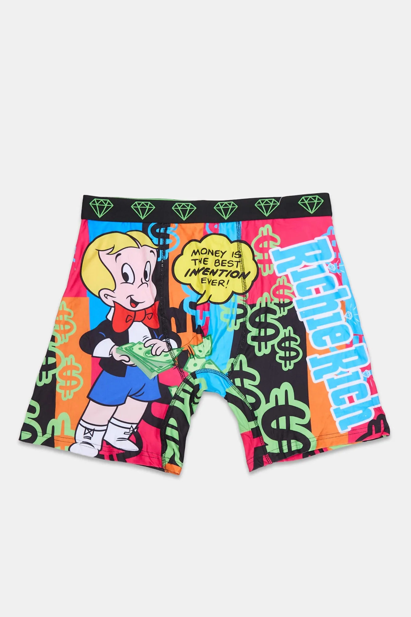 Richie Rich Money Printed Boxer Briefs sold by Bluenotes