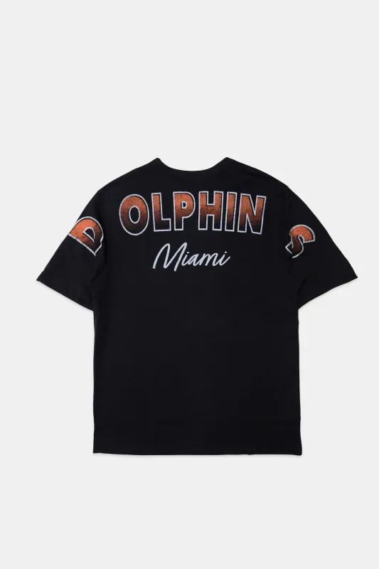 Miami Dolphins Helmet Graphic Tee sold by Bluenotes