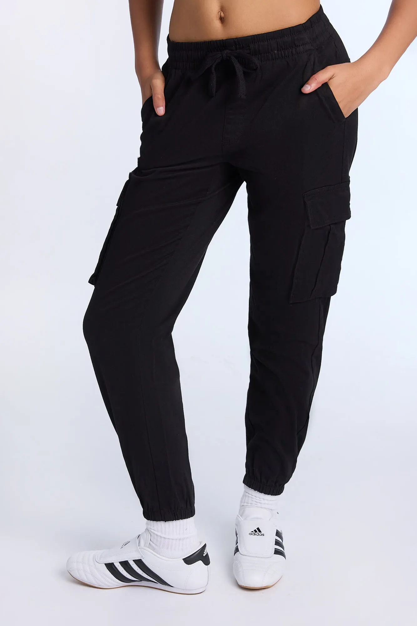 High Rise Twill Cargo Jogger sold by Bluenotes product image thumbnail 2