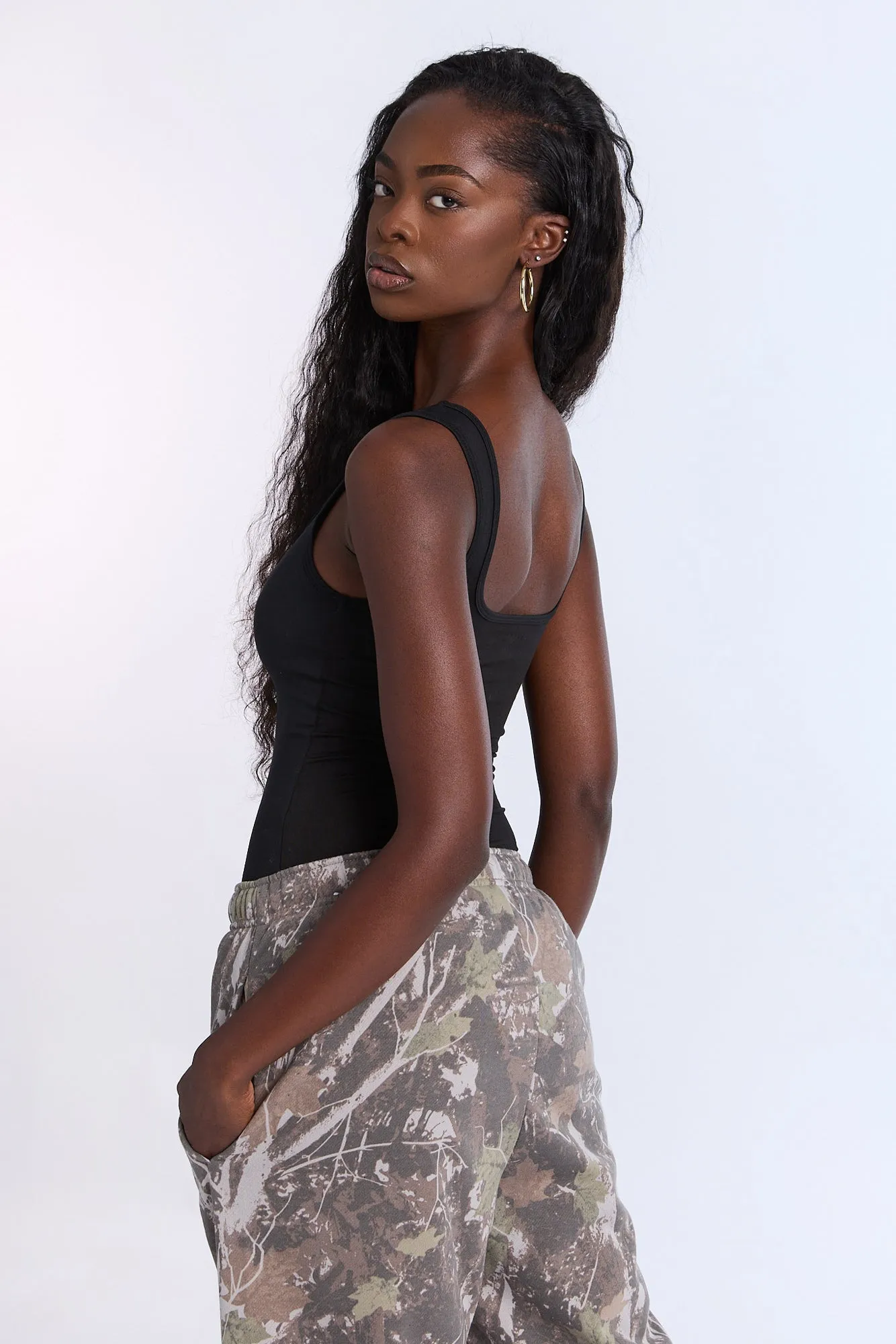 Square Neck Tank Bodysuit sold by Bluenotes product image thumbnail 4