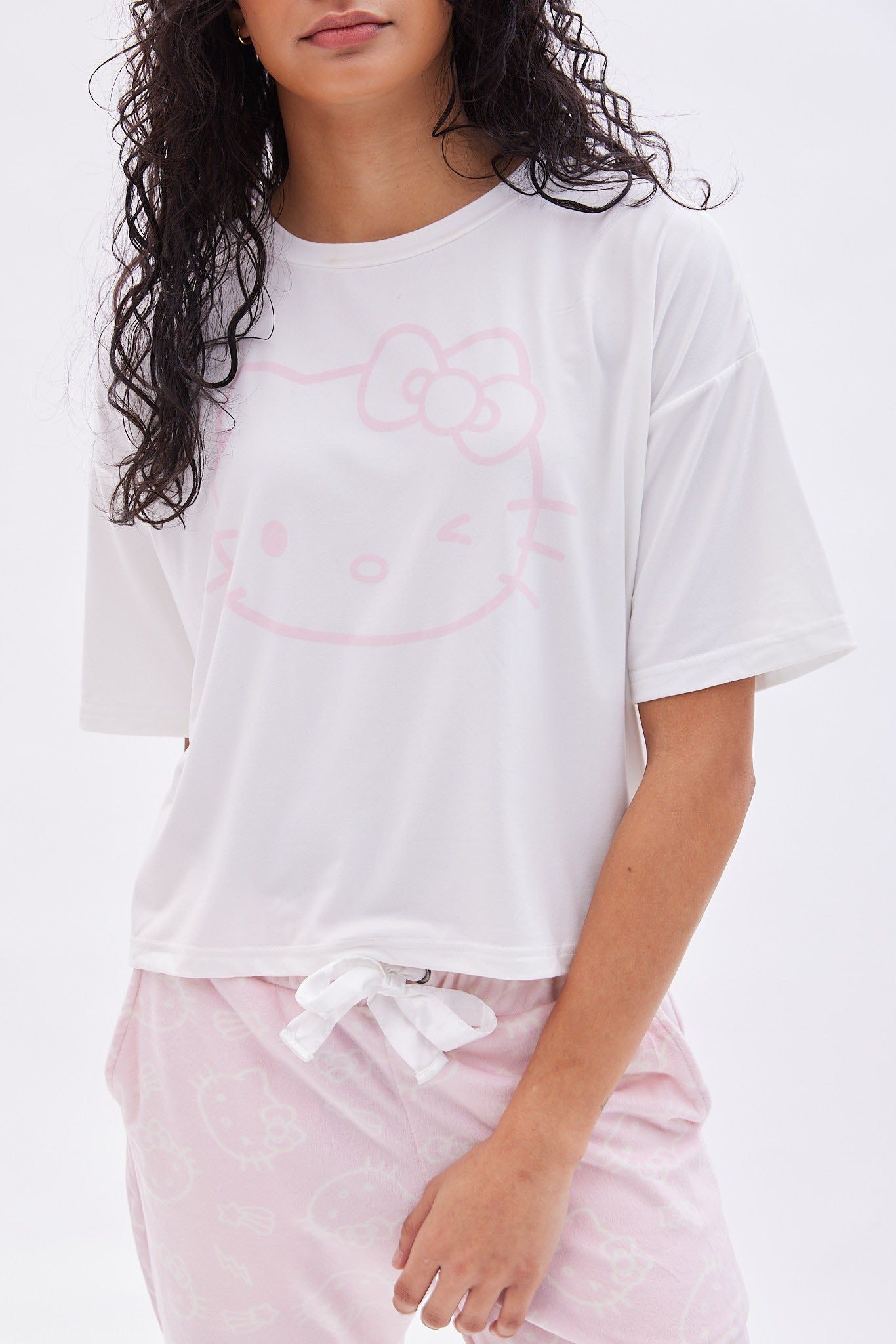 Hello Kitty Printed Velour Pajama Set sold by Bluenotes product image thumbnail 3