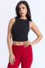 AERO Ribbed High Neck Tank Top sold by Bluenotes