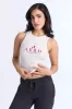 AERO Ribbed High Neck Tank Top sold by Bluenotes