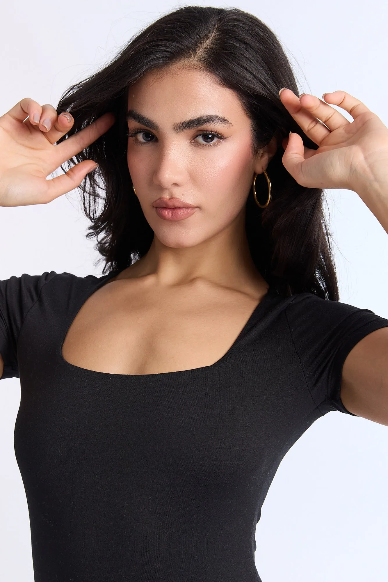 AERO Super Soft Square Neck Bodysuit sold by Bluenotes product image thumbnail 3