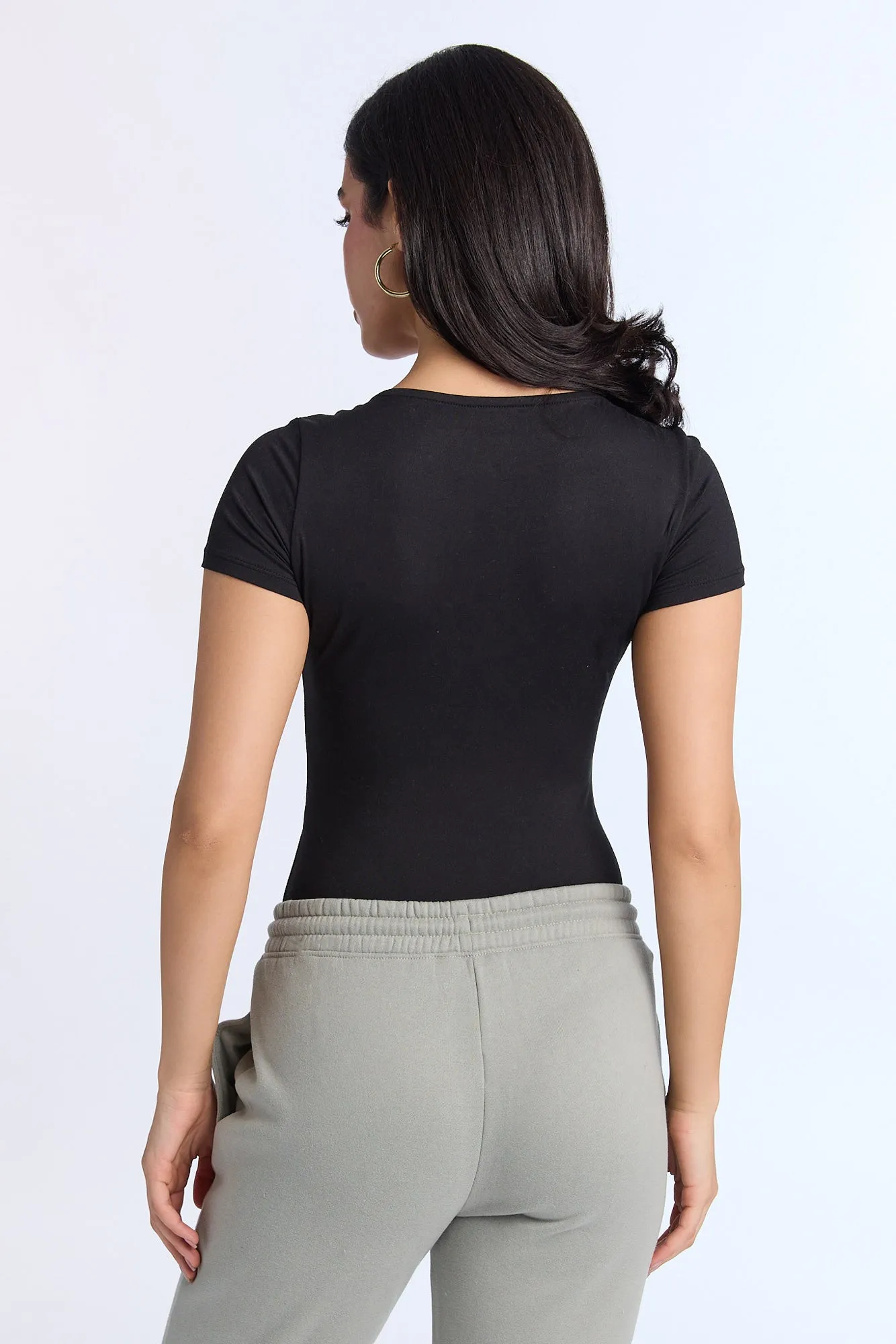 AERO Super Soft Square Neck Bodysuit sold by Bluenotes product image thumbnail 4