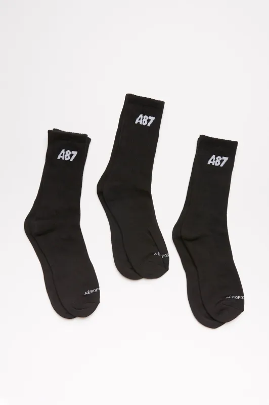 AERO A87 Graphic Crew Socks 3-Pack sold by Bluenotes