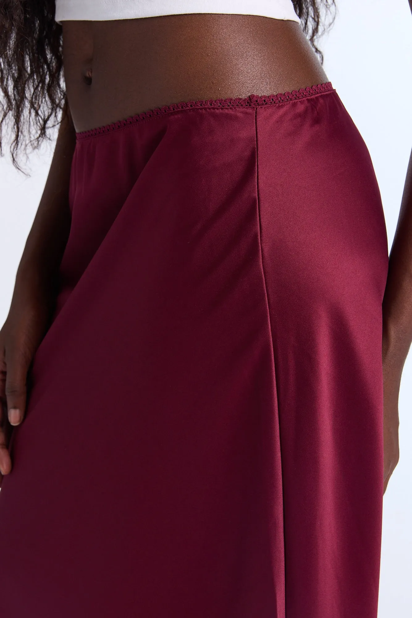 AERO Satin Maxi Skirt sold by Bluenotes product image thumbnail 3