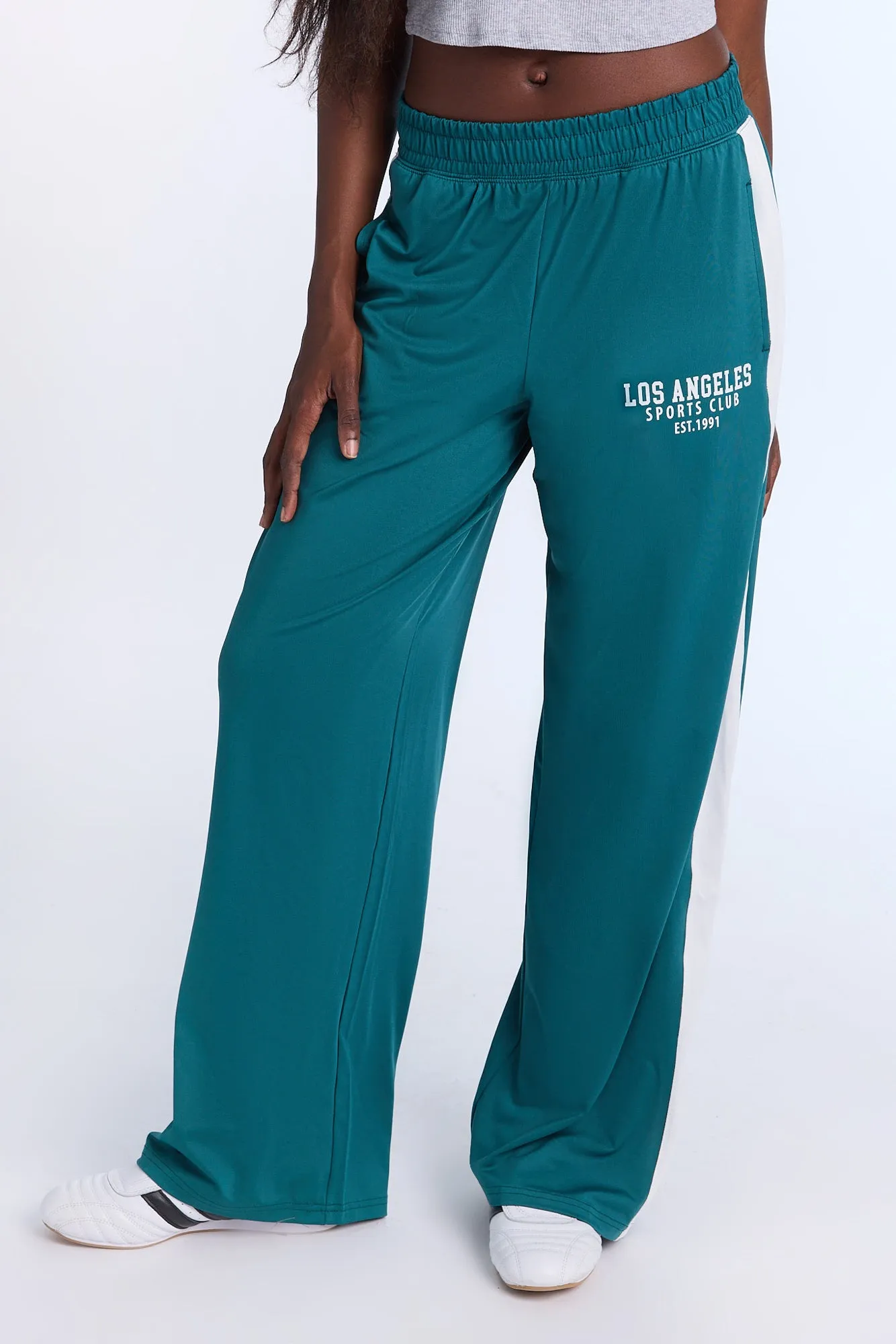 Tricot Wide Leg Track Pants sold by Bluenotes