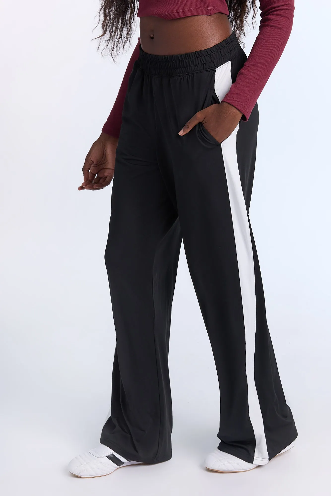 Tricot Wide Leg Track Pants sold by Bluenotes product image thumbnail 2