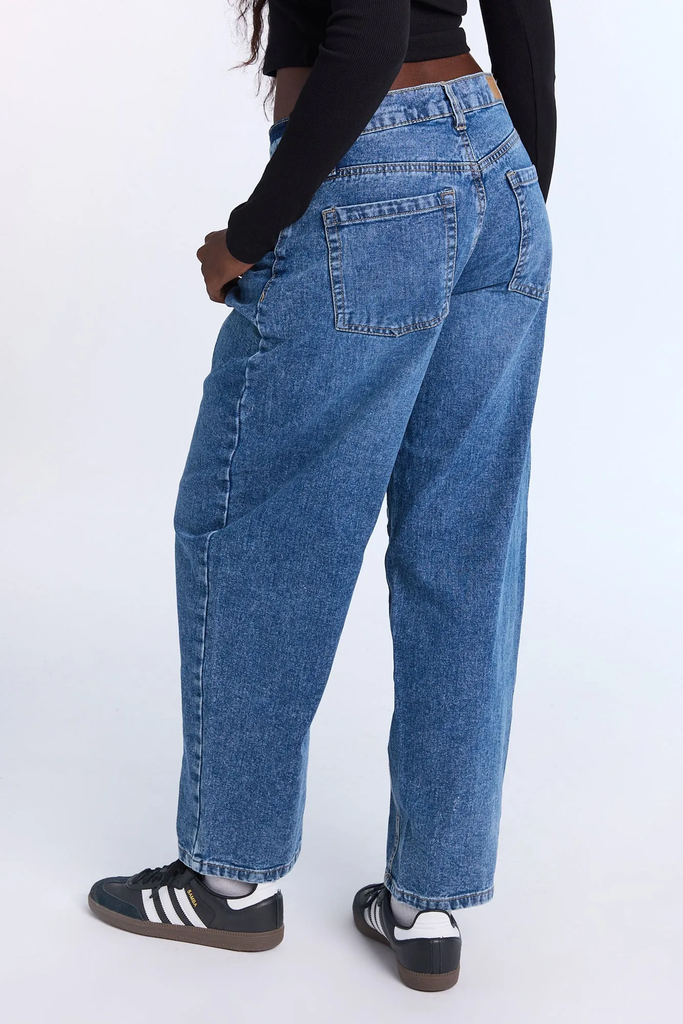 AERO Mid Rise Barrel Jeans sold by Bluenotes product image thumbnail 2