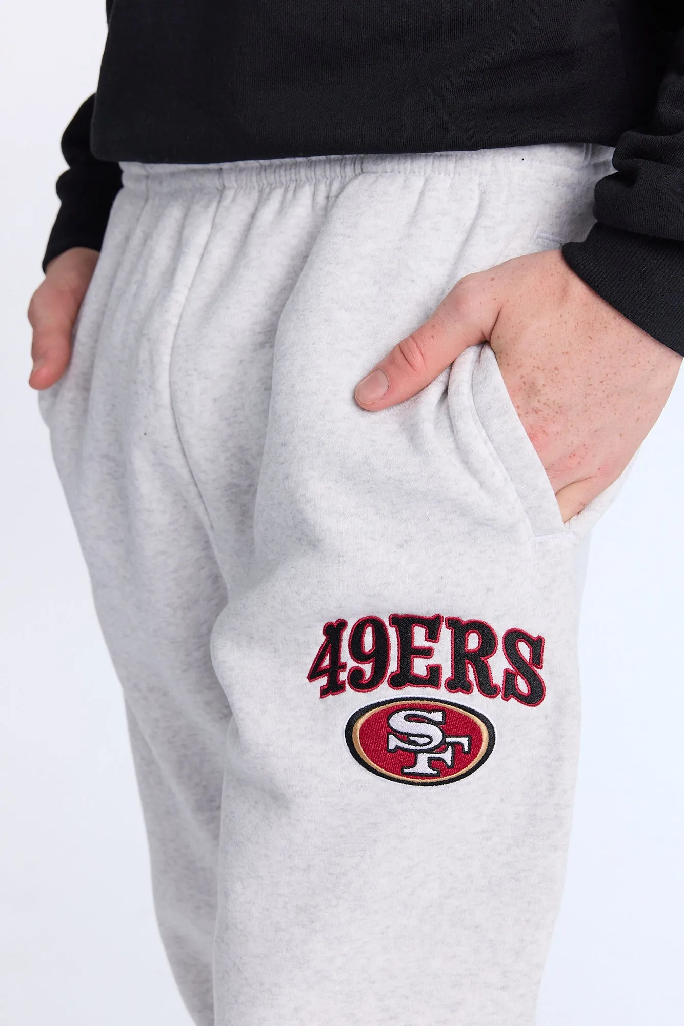 San Francisco 49ers Embroidered Sweatpants sold by Bluenotes product image thumbnail 2