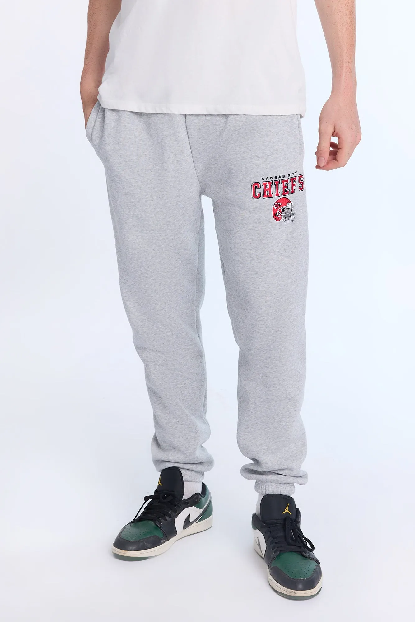 Kansas City Chiefs Embroidered Sweatpants sold by Bluenotes
