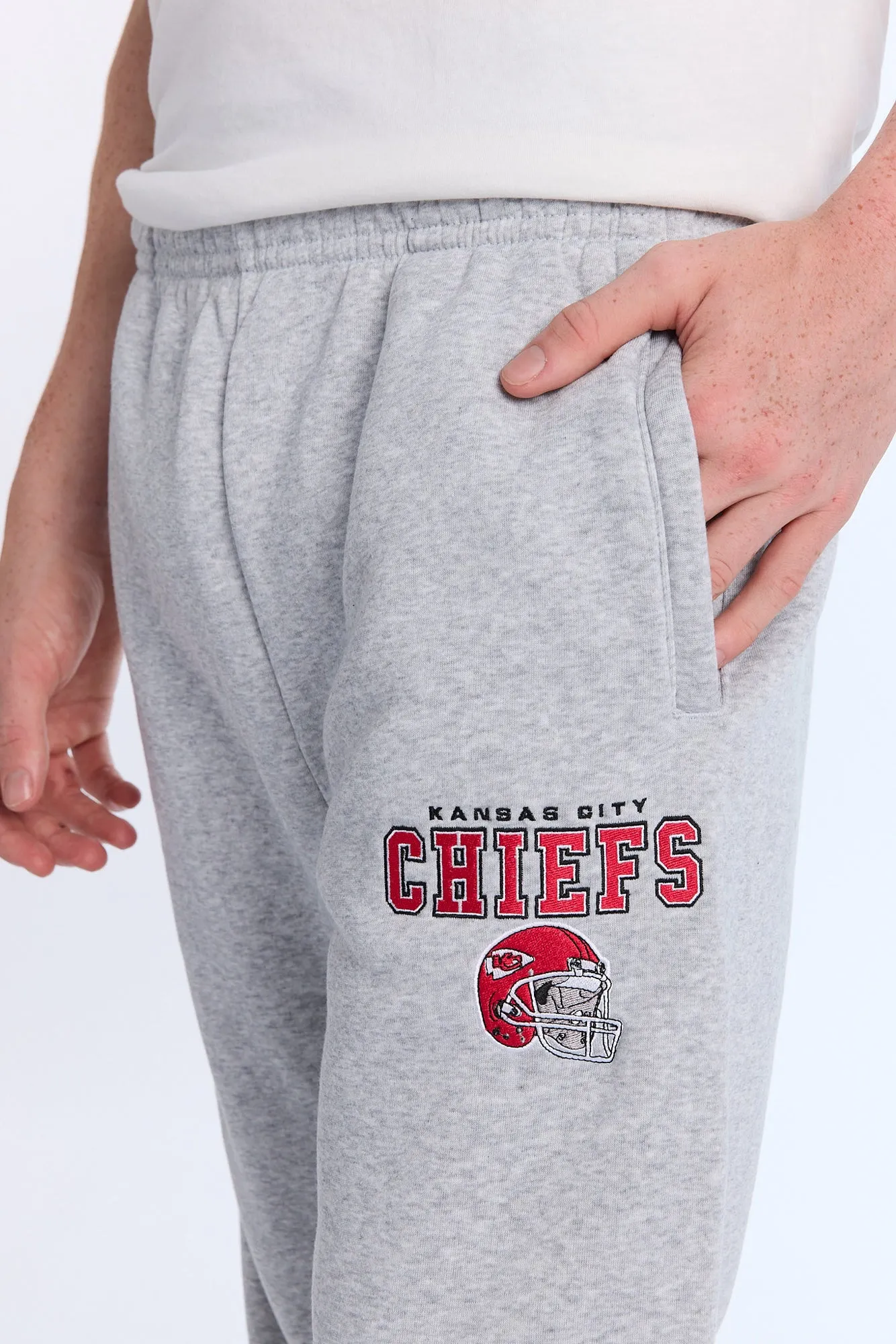 Kansas City Chiefs Embroidered Sweatpants sold by Bluenotes product image thumbnail 2