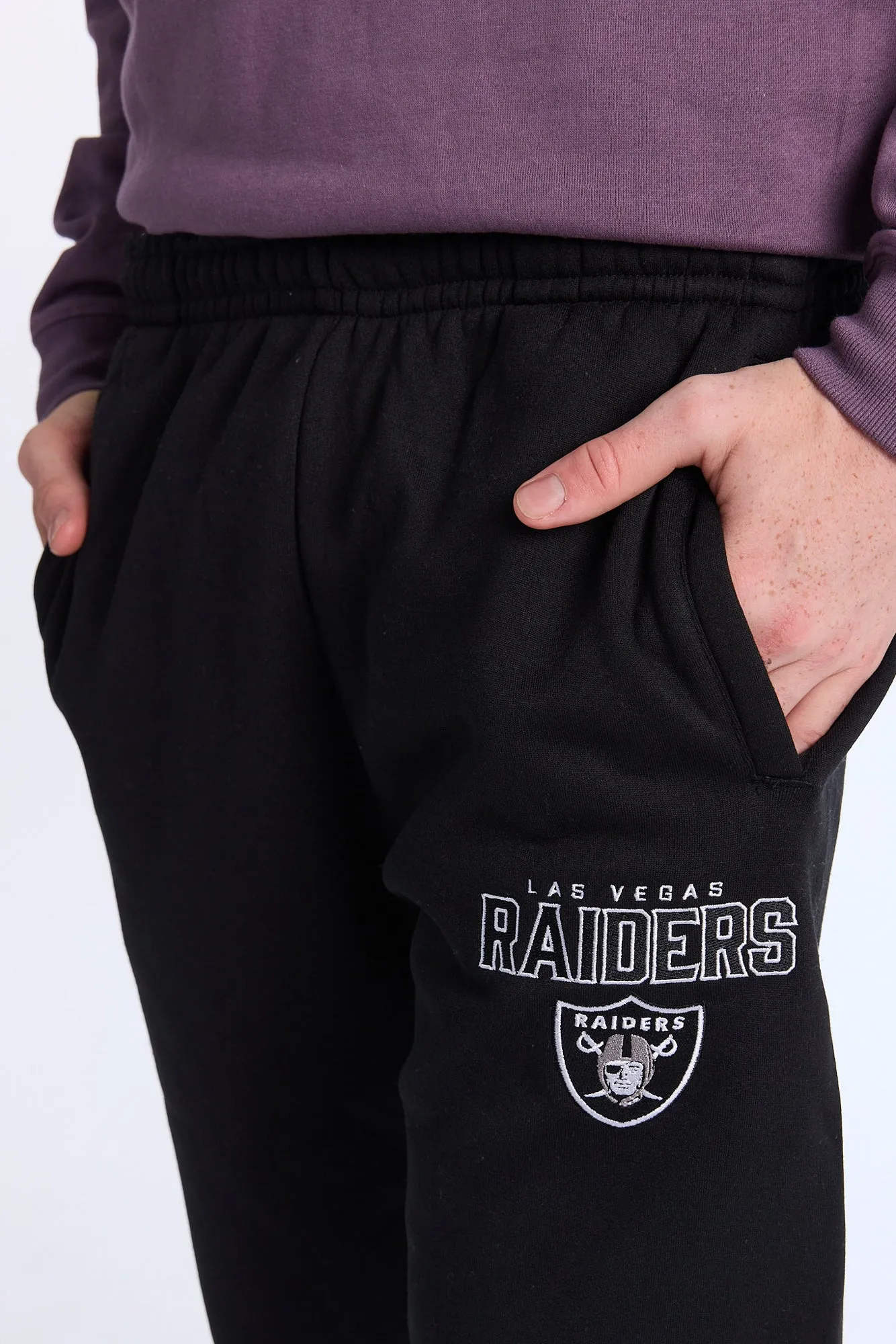 Las Vegas Raiders Embroidered Sweatpants sold by Bluenotes product image thumbnail 2