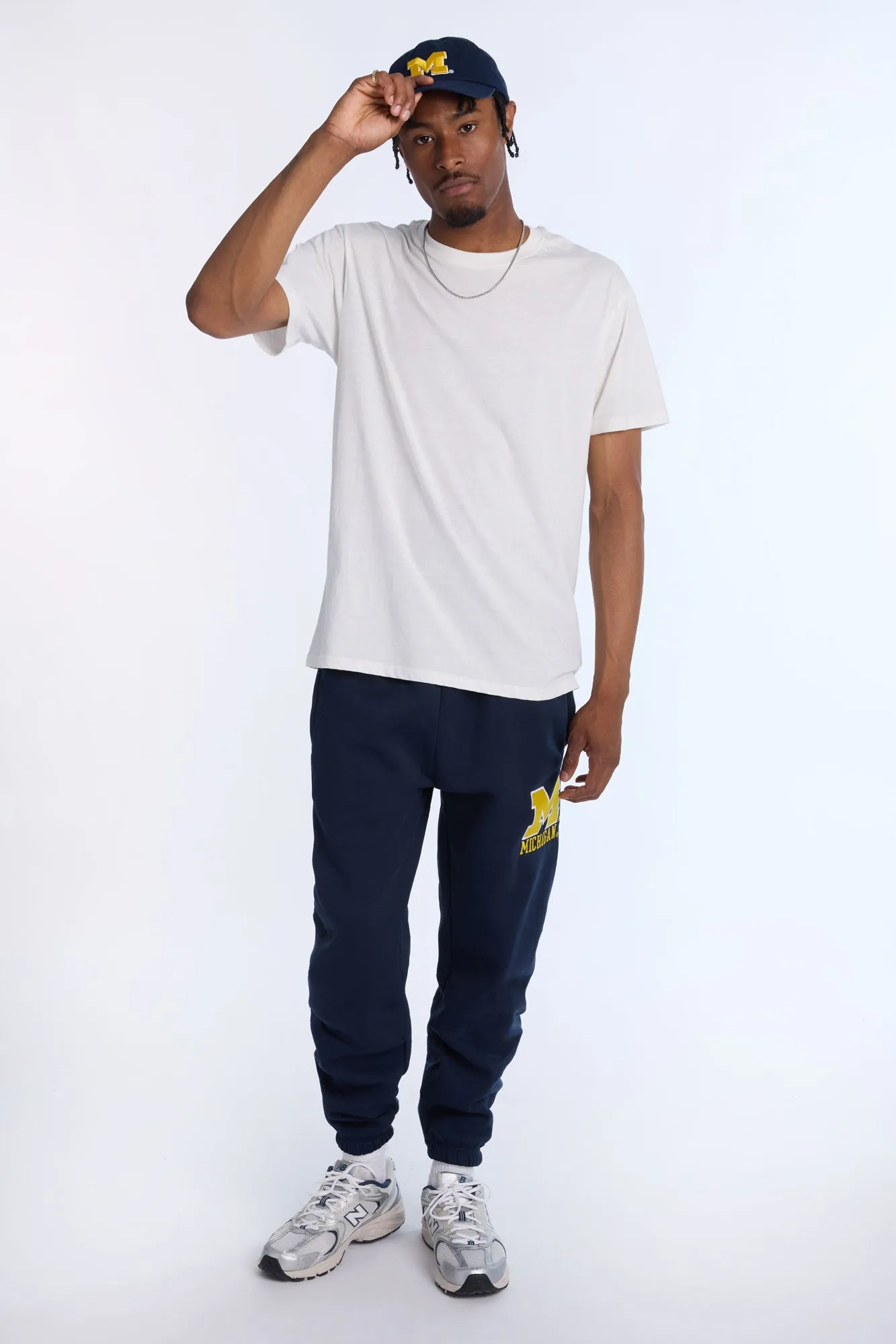 Michigan M Embroidered Sweatpants sold by Bluenotes product image thumbnail 4