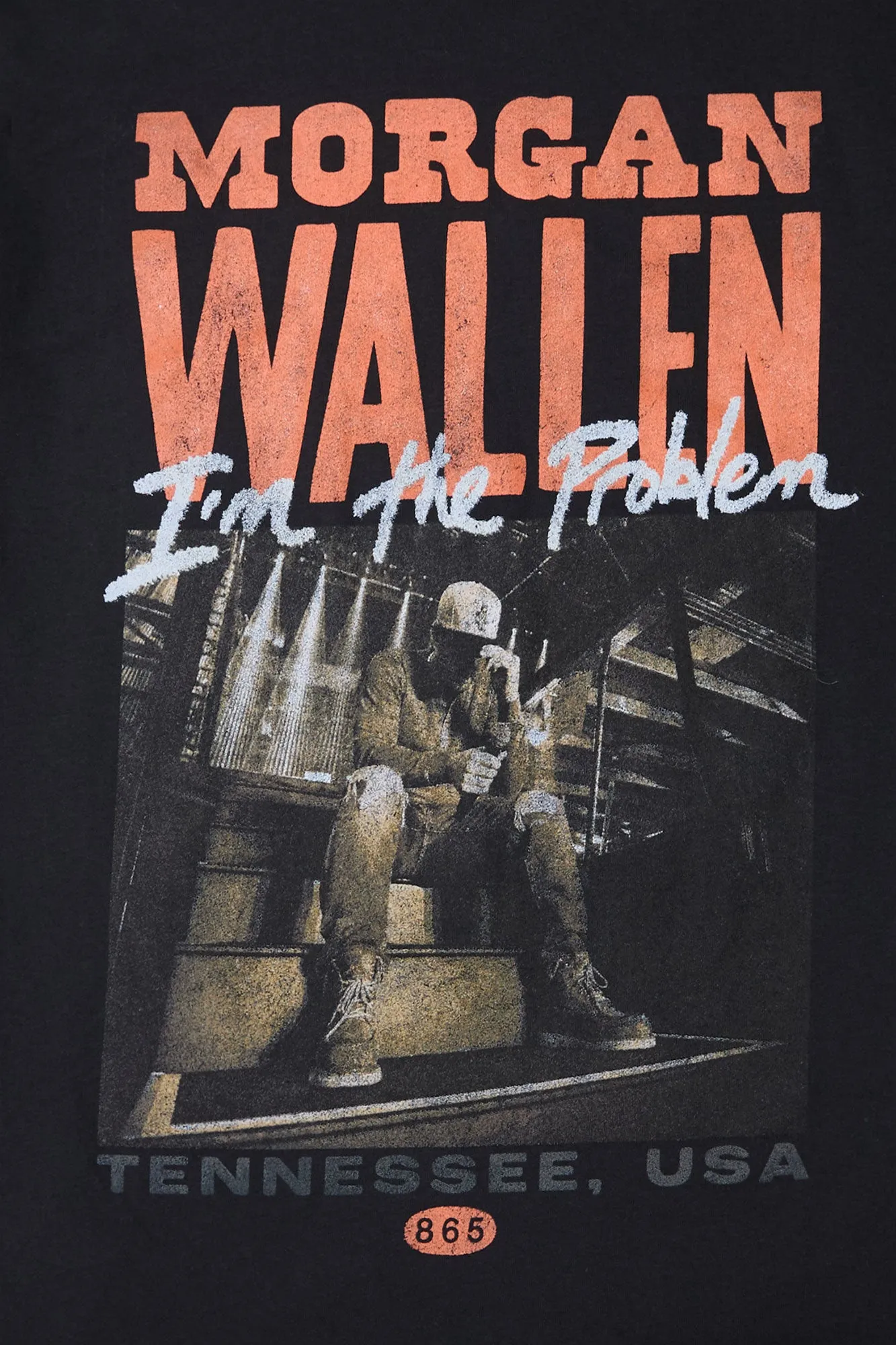 Morgan Wallen I'm The Problem Graphic Boyfriend Tee sold by Bluenotes product image thumbnail 2
