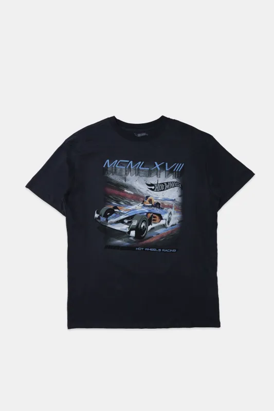 Hot Wheels Graphic Boyfriend Tee sold by Bluenotes
