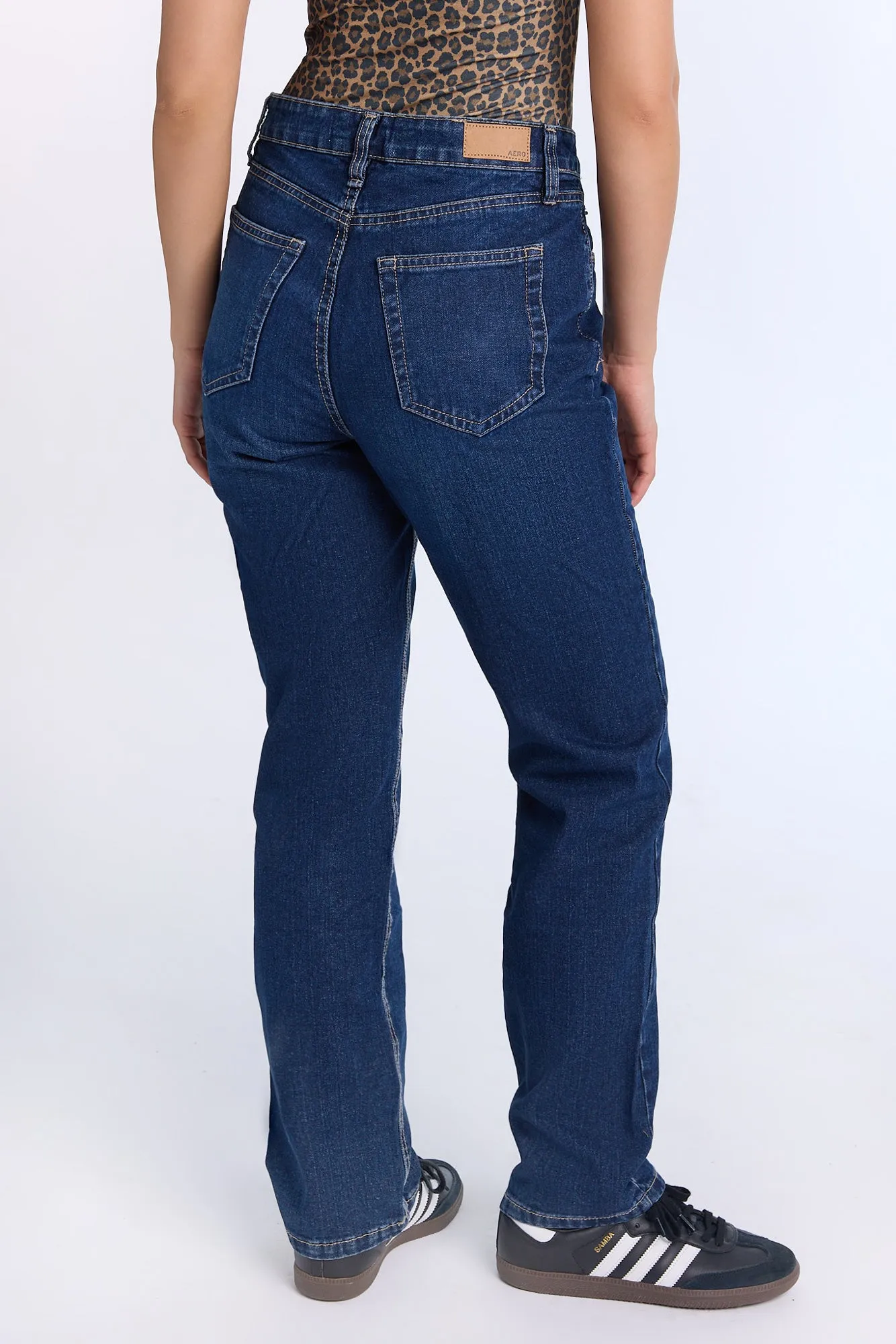 AERO Super High Rise Straight Jeans sold by Bluenotes product image thumbnail 2